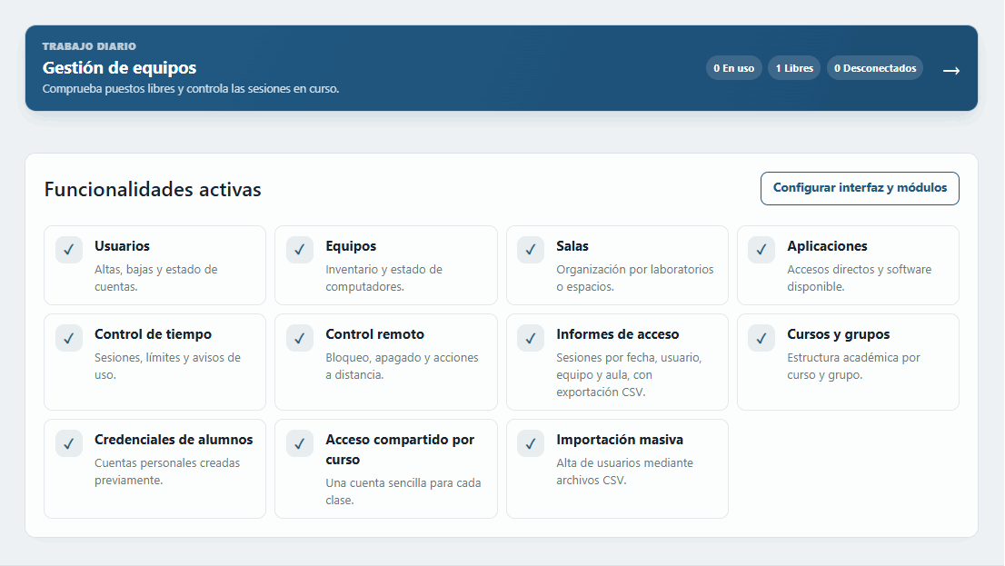 Extensiones del sistema